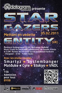 STARGAZERS mettant en vedette ENTITY @ Montréal [05-02-2011]