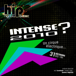 Flyer de Intense 2010 Flyer de Intense 2010