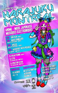 Flyer Harajuku Montréal Flyer Harajuku Montréal