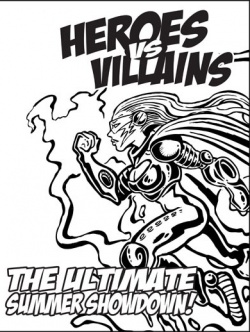 Esquisse Héros vs. vilains Esquisse Héros vs. vilains
