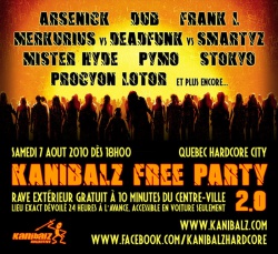 Flyer Kanibalz Free Party 2